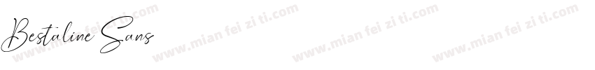 Bestaline Sans字体转换